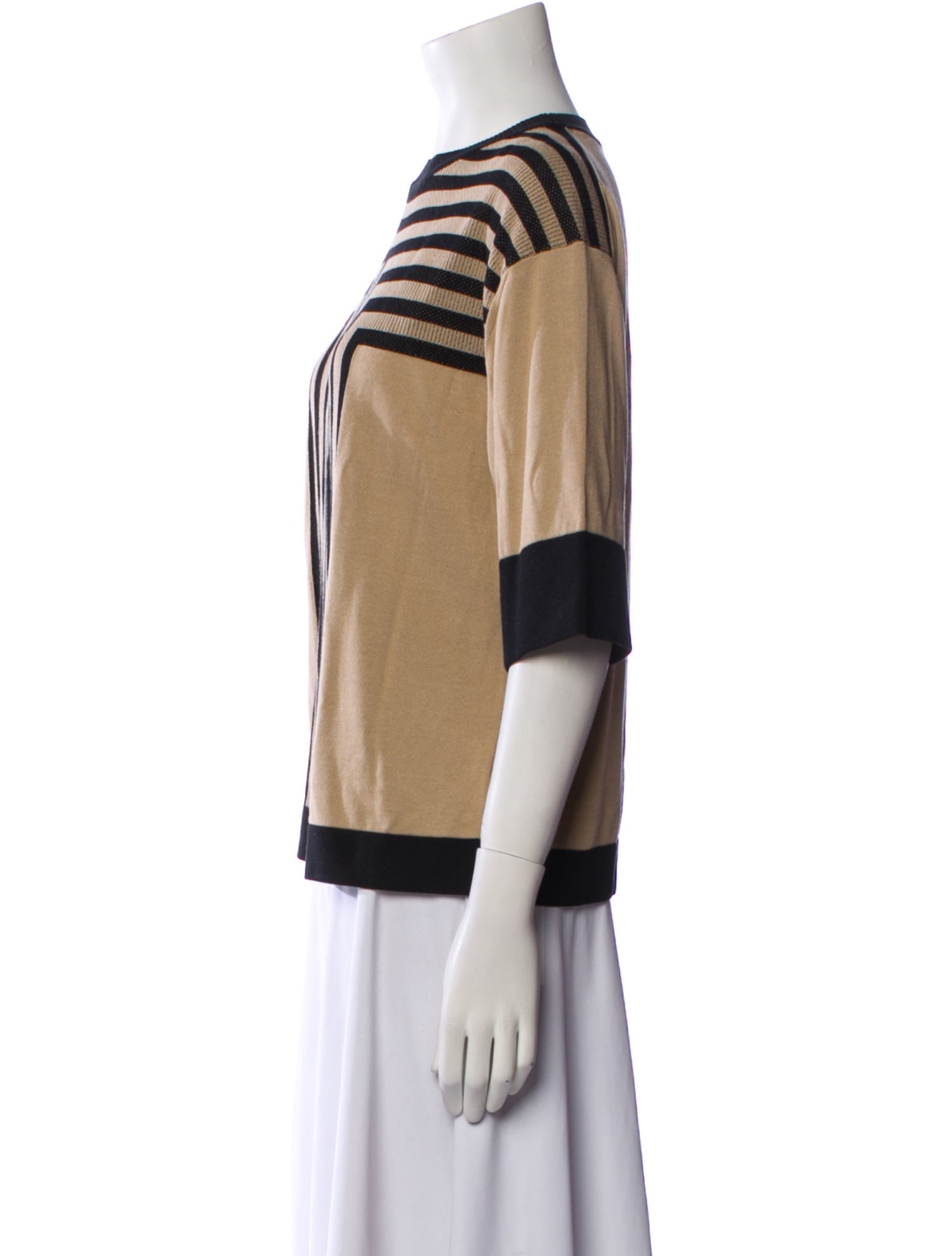 Hermès Silk Striped Sweater